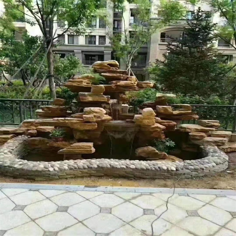 邯郸庭院假山鱼池设计方案